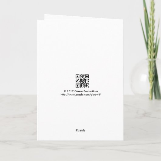 Happy Wedding Anniversary Card Karte (Rückseite)