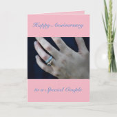 Happy Wedding Anniversary Card Karte (Vorderseite)