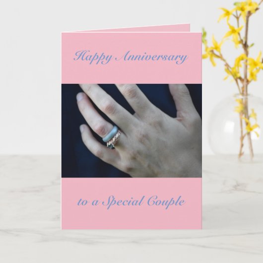 Happy Wedding Anniversary Card Karte (Gelbe Blume)