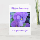 Happy Wedding Anniversary Card Karte (Vorderseite)