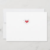 Happy Wedding Anniversary Couple Beach Heart Card (Rückseite)