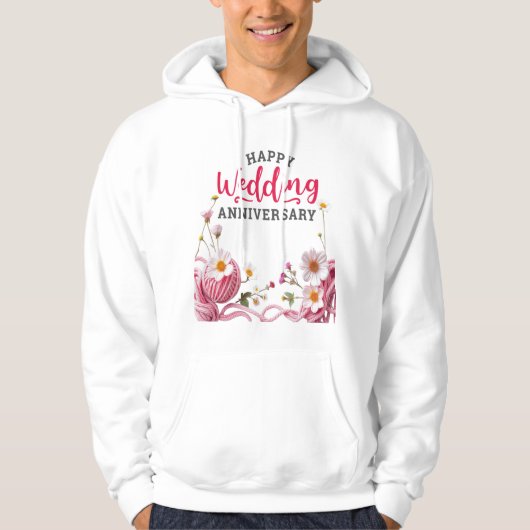 Happy Wedding anniversary  Hoodie (Vorderseite)