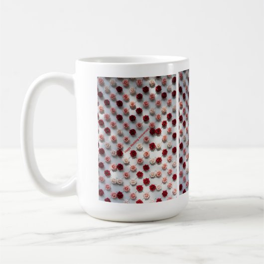 Happy Wedding Anniversary  Kaffeetasse (Links)