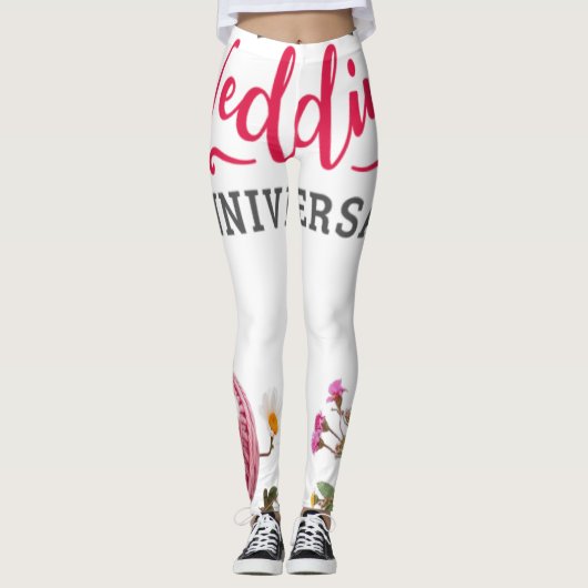 Happy Wedding anniversary Leggings (Vorderseite)