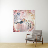 Happy Wedding Anniversary Mural #3 Wandteppich (Beispiel (Horizontal))