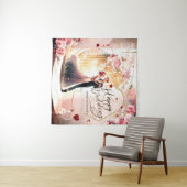 Happy Wedding Anniversary Mural #4 Wandteppich (Beispiel (Horizontal))