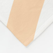 Happy wedding anniversary orange pastel lines name fleecedecke (Ecke)