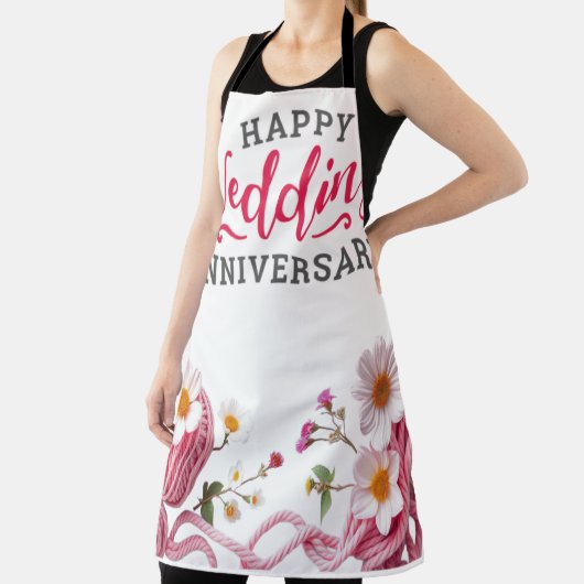 Happy wedding anniversary  schürze (InSitu)