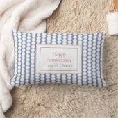 Happy Wedding Anniversary Streichholz der Perlenfl Lendenkissen (Decke)