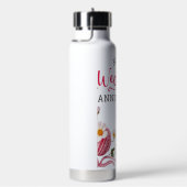 Happy wedding anniversary  trinkflasche (rechts)