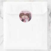 Happy Wedding(anpassbar) Aufkleber (Tasche)