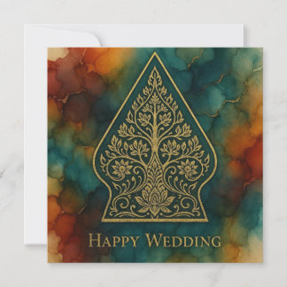 Happy Wedding Card Feiertagskarte