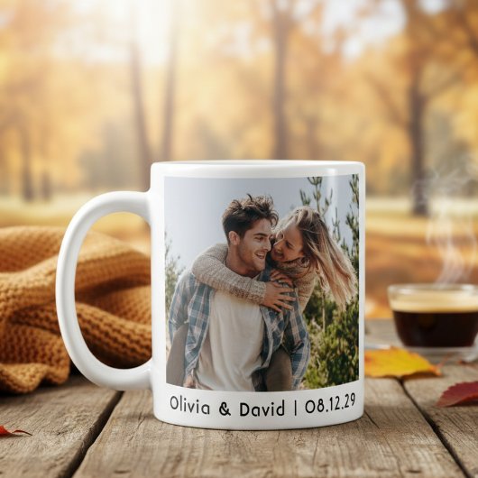 Happy Wedding Couple Photo Kaffeetasse