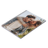 Happy Wedding Couple Photo Notizblock (Linke Seite)