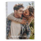 Happy Wedding Couple Photo Notizblock (Vorderseite)