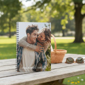 Happy Wedding Couple Photo Notizblock