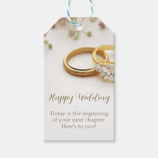 Happy Wedding Geschenkanhänger