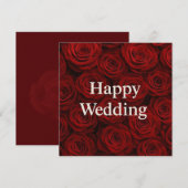 Happy Wedding Greeting Cards  Feiertagskarte (Vorne/Hinten)