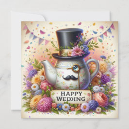 Happy Wedding Grußkarten Feiertagskarte