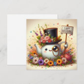 Happy Wedding Grußkarten Feiertagskarte (Vorne/Hinten)