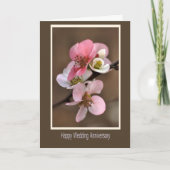 Happy Wedding Jubiläum Karte (Vorderseite)