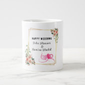Happy Wedding Jumbo-Tasse (Vorderseite)