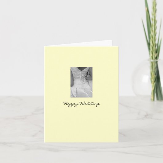 Happy Wedding Karte (Vorderseite)