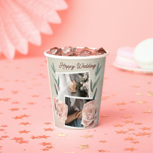 Happy Wedding Pappbecher (Insitu)