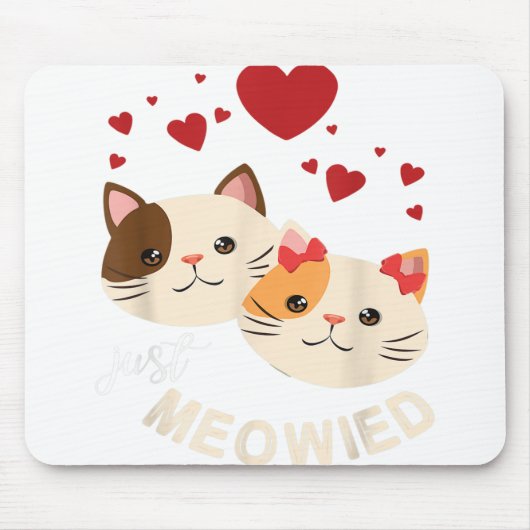 Happy Wedding Verheiratet Day Ju Mousepad (Vorne)