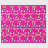 Happy Wedding Wrapping Paper – Romantic Wedding Geschenkpapier (Flach)