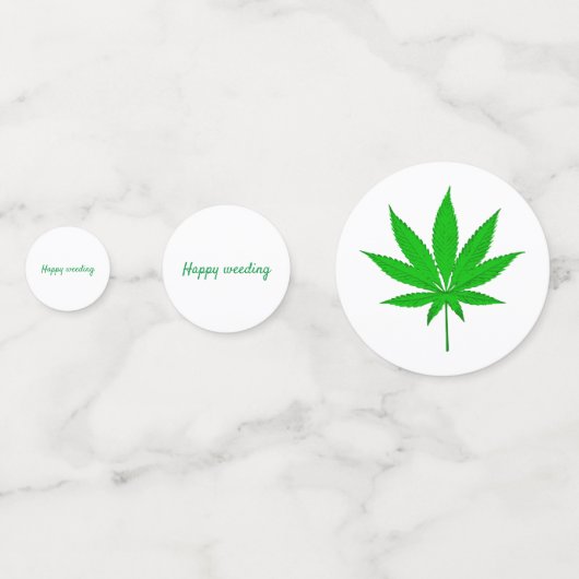 Happy Weeding Wedding Pub Konfetti (Vorderseiten)