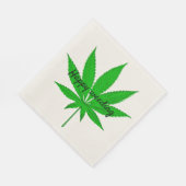 Happy Weeding Wedding Pun Napkins Serviette (Ecke)