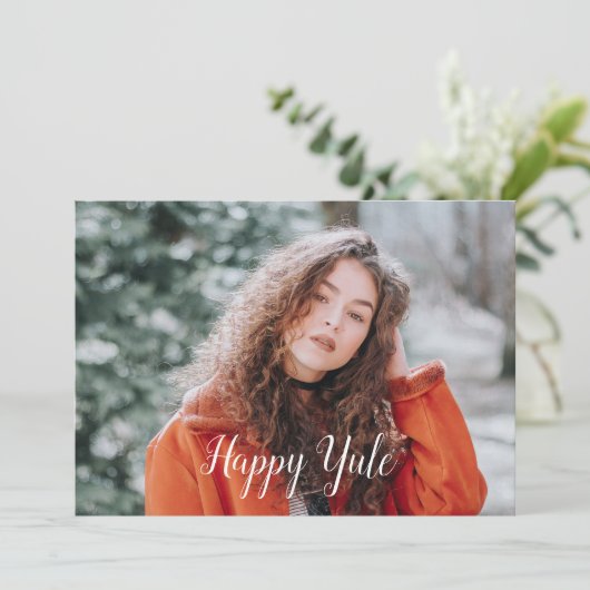 Happy Weihnachten (Stehend Vorderseite)