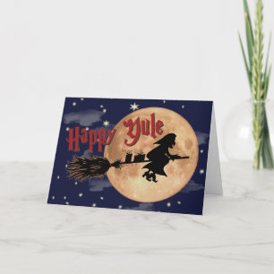 Happy Weihnachten Hexe Xmas Card