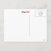 Happy Weihnachten Unicorn und Kardinal (Rückseite)