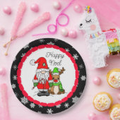 Happy Weihnachten Weihnachten und Weihnachten der  Pappteller (Party)