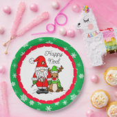 Happy Weihnachten Weihnachten und Weihnachten der  Pappteller (Party)