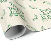 Happy Weihnachten Yall Southern Christmas Pagan Geschenkpapier (Rolleneckpunkt)