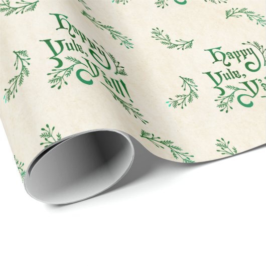 Happy Weihnachten Yall Southern Christmas Pagan Geschenkpapier (Rolleneckpunkt)