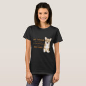 Happy Welsh Corgi Pembroke - CORGI MAMA T-Shirt (Vorne ganz)