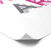 Happy, wenn Skies grau gedruckt sind Poster (Ecke)