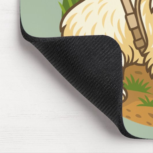 Happy Westie on Nature Trail Mousepad (Ecke)