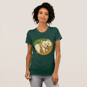 Happy Westie on Nature Trail T-Shirt (Vorne ganz)