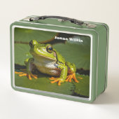 Happy Wet Frog Metall Brotdose (Rückseite)