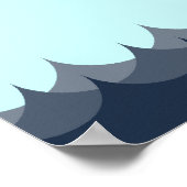 Happy Whale Poster (Ecke)