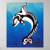 Happy Whale Poster (Vorne)