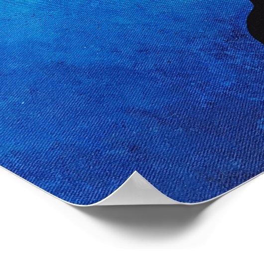 Happy Whale Poster (Ecke)