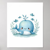 Happy Whale Poster (Vorne)