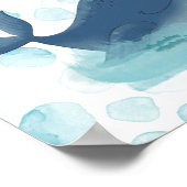 Happy Whale Sock Hunt Baby Shooting Game Poster (Ecke)