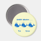 Happy Whales to You magnet (Vorderseite/Rückseite)